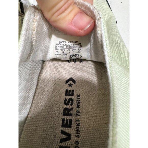 Converse chuck taylor all star renew low top barely volt natural size 10M 12W - Picture 8 of 8